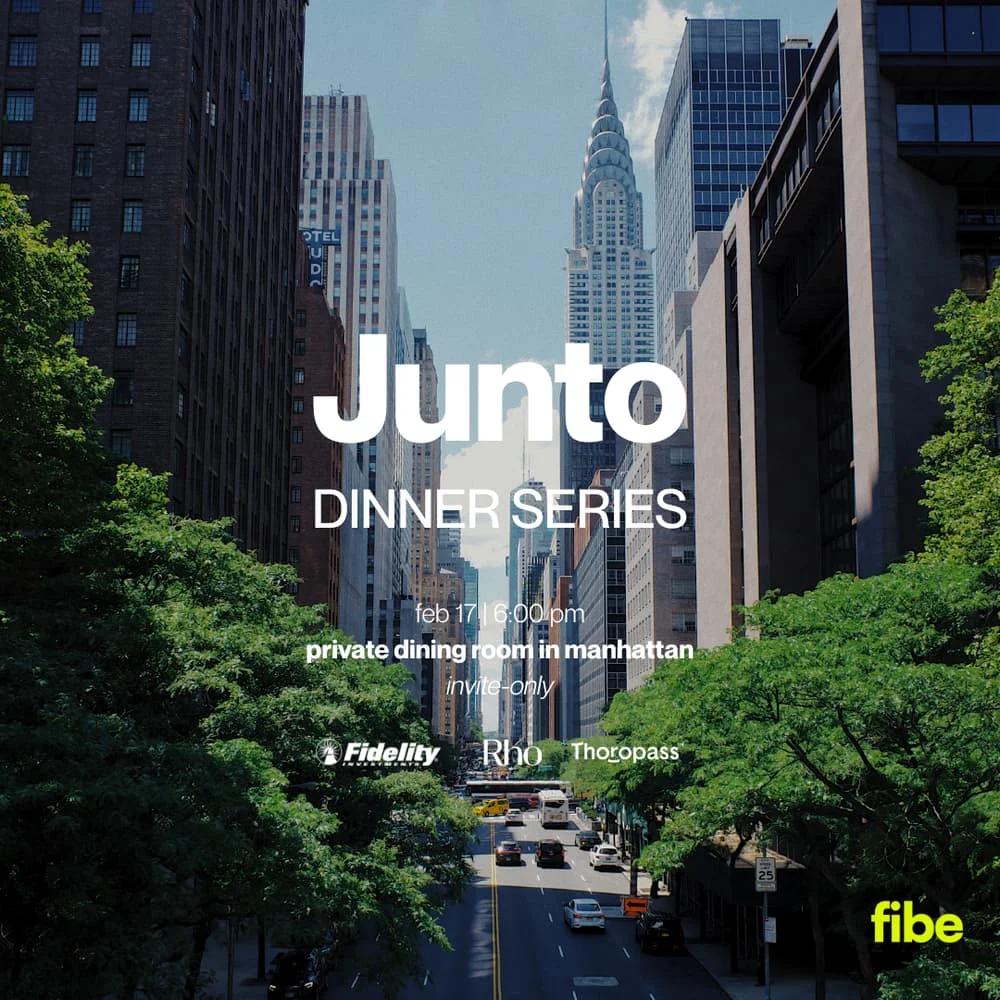 Junto Founder Dinner (Hosted by Andrew & Friends)