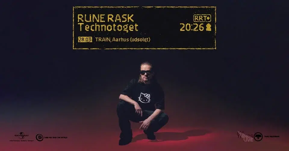Rune Rask – TECHNOTOGET / TRAIN – *UDSOLGT*