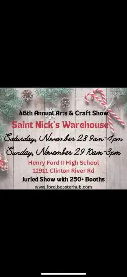 Saint Nick’s Warehouse 46th Annual Arts & Craft Show