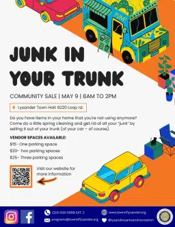 Junk in Your Trunk Sale