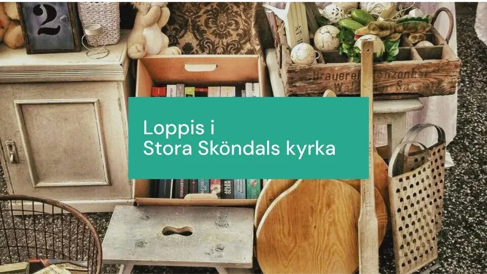 Loppis i Stora Sköndals kyrka