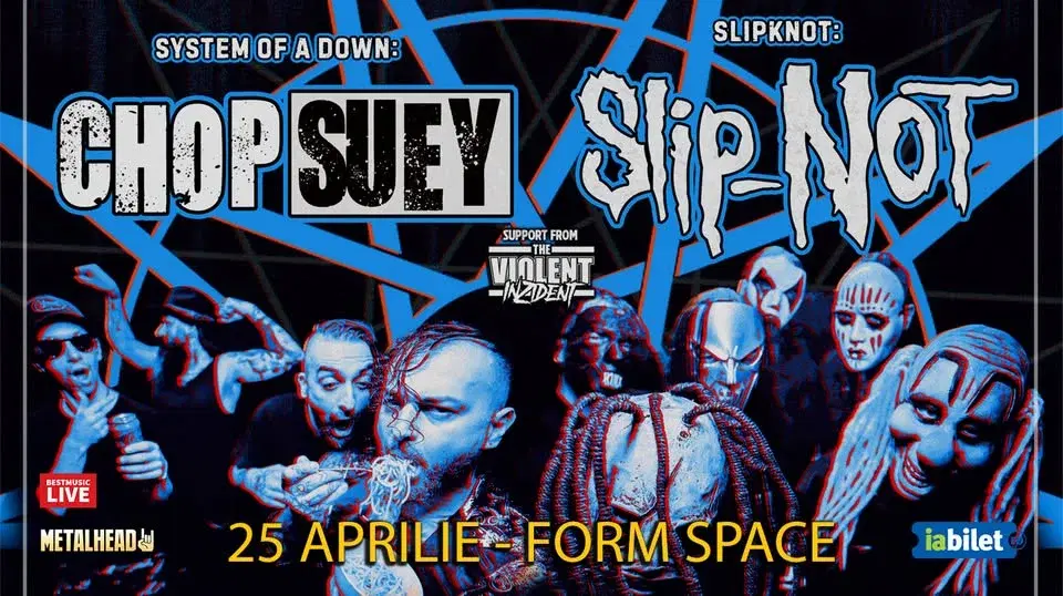 Forever NU!: Tribute Festival Tour cu Slip-Not, si Chop Suey + Violent Inzident la FORM SPACE