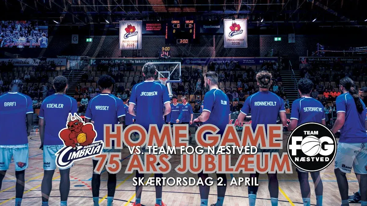 Jubilæumskamp: Randers Cimbria vs. Team FOG Næstved