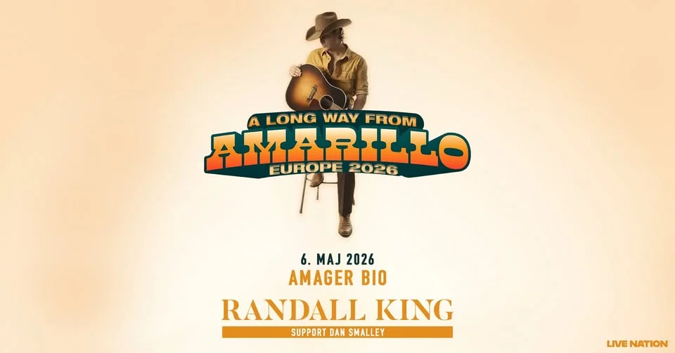 Randall King // Amager Bio // 6. maj 2026 (Support: Dan Smalley)