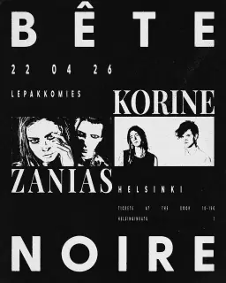 Club Bête Noire: Korine + Zanias