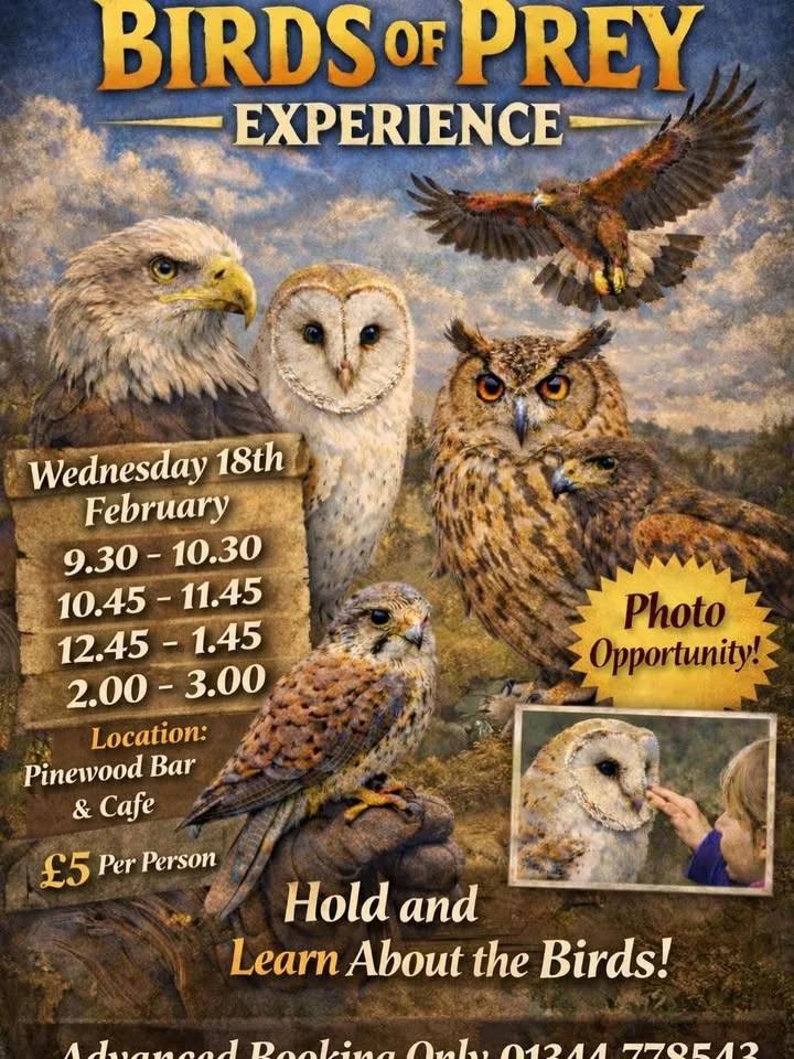 Bird of Prey Experience at Pinewood Bar & Cafe