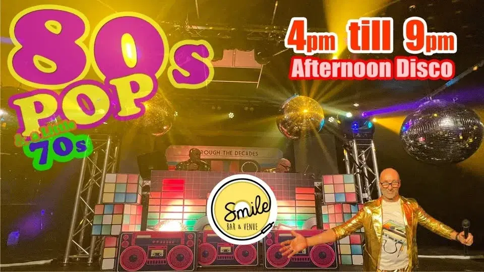 70's & 80S ALL OUT AFTERNOON DISCO