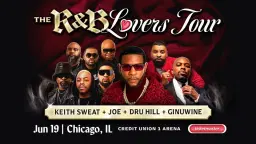 The R&B Lovers Tour featuring R&B icons Keith Sweat, Joe, Dru Hill and Ginuwine
