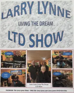 Sunday 3-29-2026 Larry Lynne LTD Show 3 PM to 6:30 PM Paulie's Pub & Eatery 8031 W Greenfield Ave