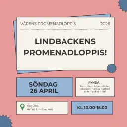 Lindbackens promenadloppis våren 2026