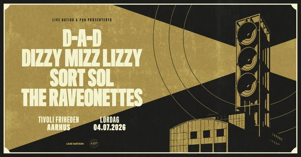 D-A-D & Dizzy Mizz Lizzy & Sort Sol & The Raveonettes: 4-Dobbelt Koncert