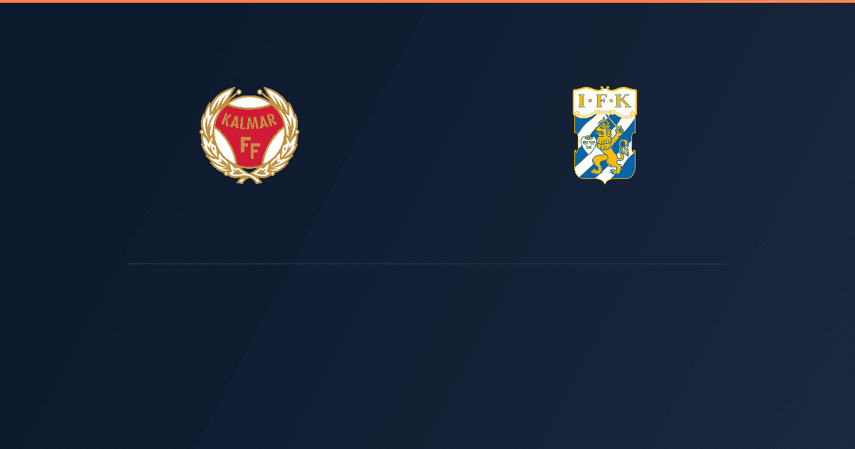 Kalmar vs IFK Göteborg
