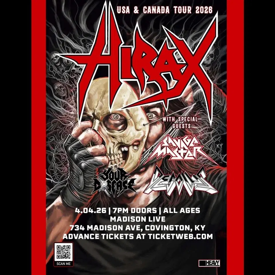 Hirax - Savage Master - Desolus - Your Disease ~ 4.04.26