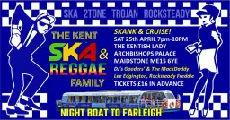 Ska & Reggae Boat on The Medway - Sat 25th April 2026