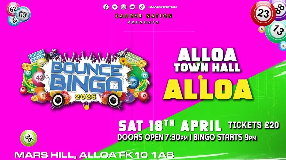 Bounce Bingo @ ALLOA TOWN HALL
