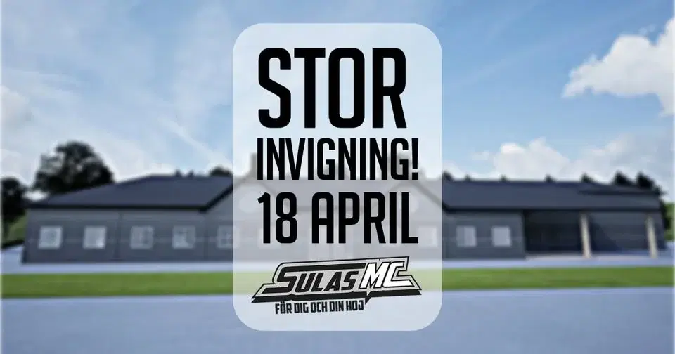 Invigning av Sulas MC i Uppsala