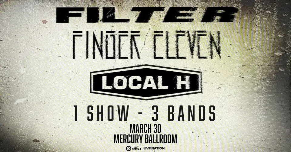 Filter, Finger Eleven, Local H – Presented by Alt 105.1