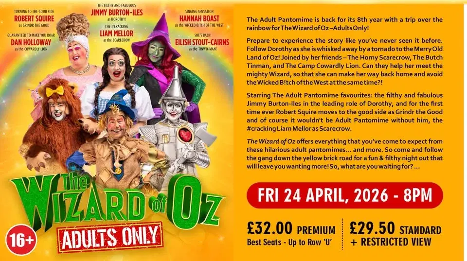 ADULT PANTO, 2026 - The Wizard of Oz (16+)