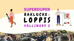 Superduper bakluckeloppis i Vällingby centrum