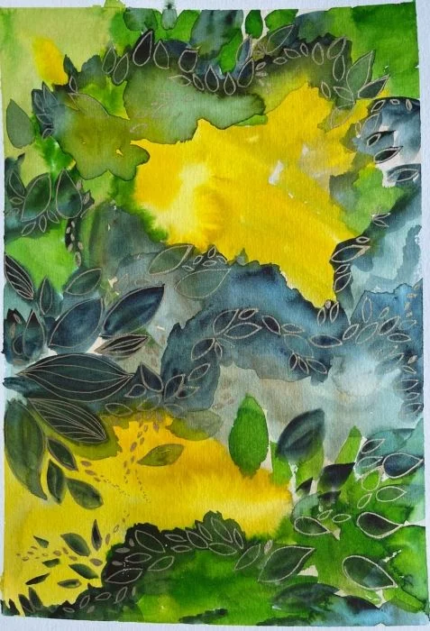 Beginner Abstract Watercolour with Paint Ur Art Out at Glendale Community Association