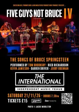 Five Guys NOT Bruce IV: The Songs of Bruce Springsteen