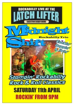 Midnight Shift Rockabilly Trio @ The Latch Lifter