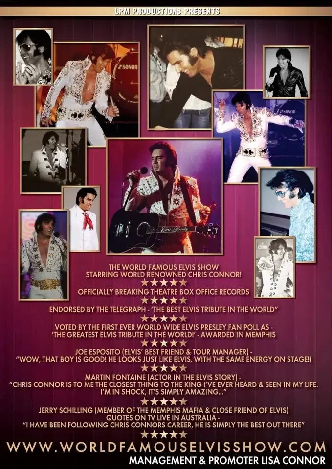The World Famous Elvis Show starring world renowned Chris Connor
