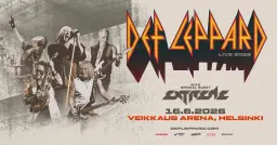 Def Leppard (UK), Veikkaus Arena, Helsinki 16.6.2026