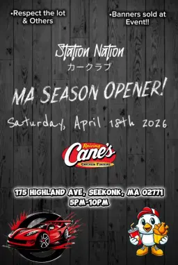 Station Nation MA Season Opener!! 04/18/26