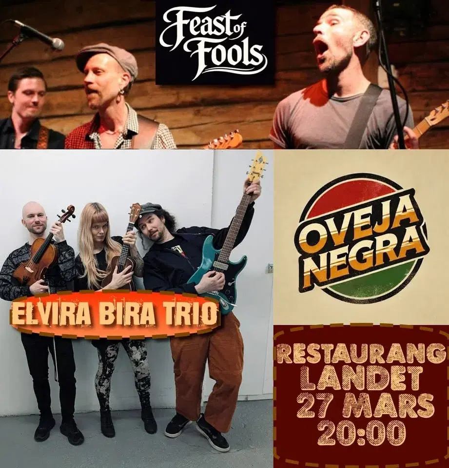 Feast of Fools + Elvira Bira Trio + Oveja Negra