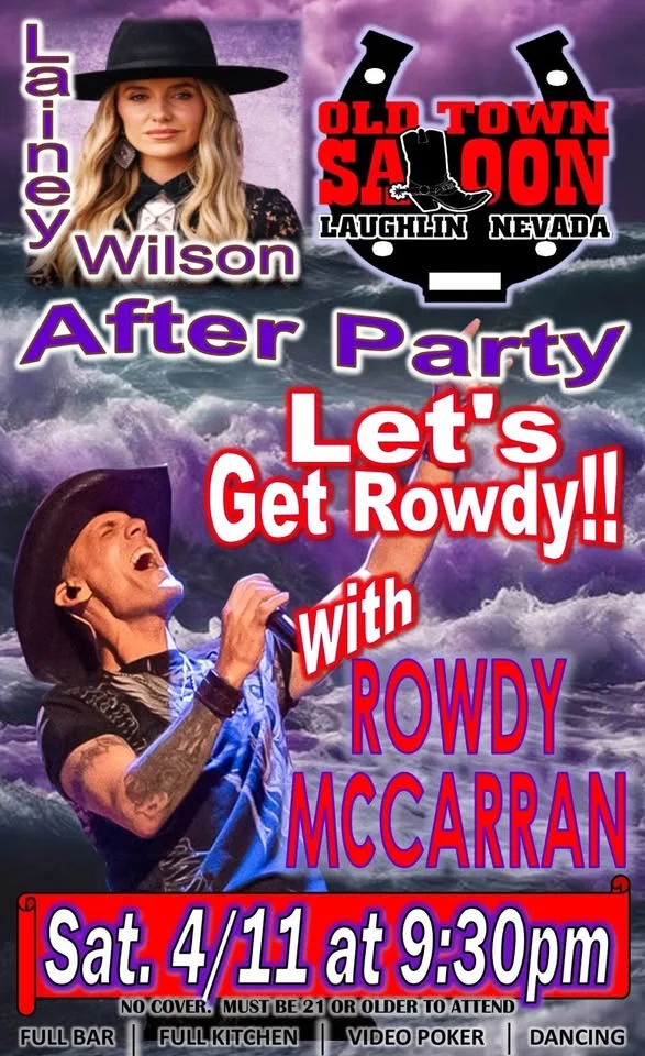 Rowdy McCarran LIVE!!!