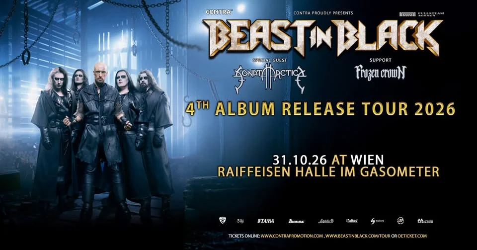 Beast In Black | 4TH ALBUM RELEASE TOUR 2026 | Vienna