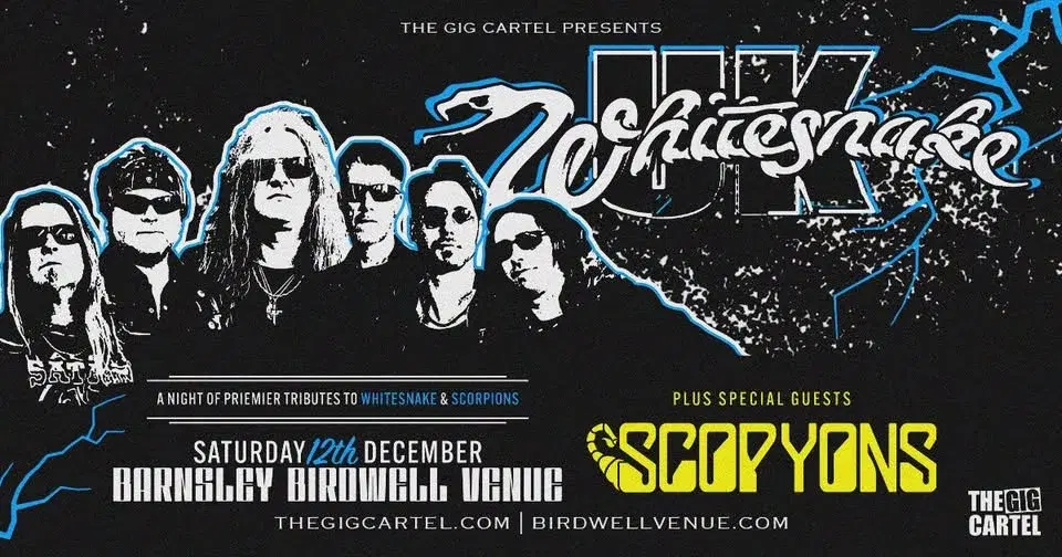 Whitesnake Uk + Scopyons // Barnsley Birdwell Venue