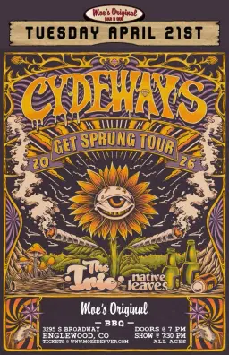 Cydeways w/ The Irie + Native Leaves