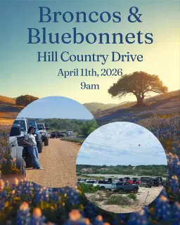 Annual Broncos & Bluebonnets Drive