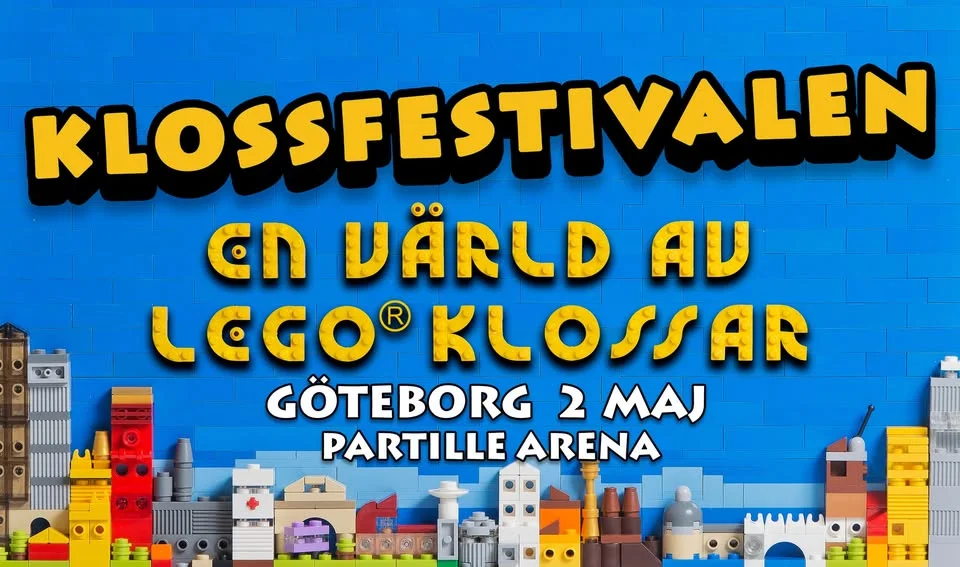 Klossfestivalen GÖTEBORG lördag 2 maj 2026 på Partille Arena
