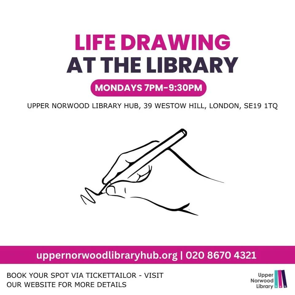Life Drawing at the Library