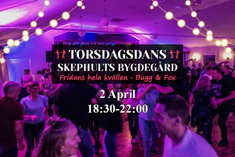 đ BuggkvĂ€ll | Fridans i Skephults BygdegĂ„rd đ