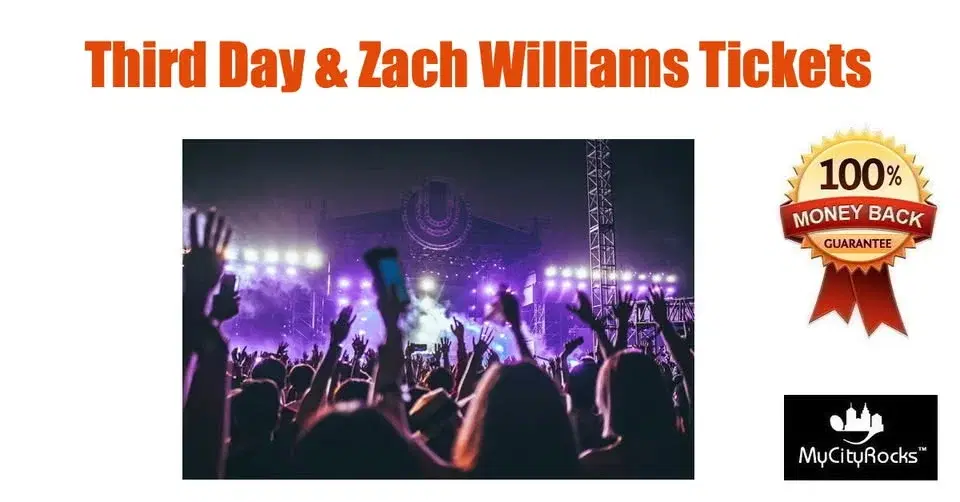 Third Day & Zach Williams "30th Anniversary Tour" Tickets Tulsa OK BOK Center