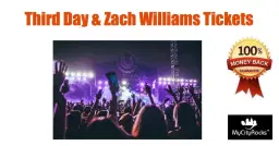 Third Day & Zach Williams "30th Anniversary Tour" Tickets Tulsa OK BOK Center