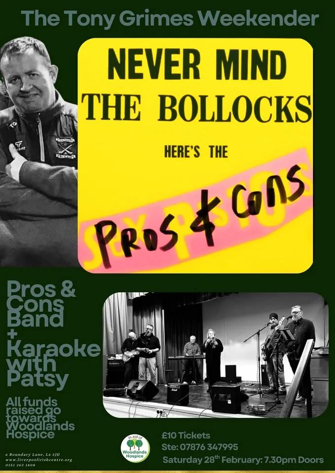 Pros and Cons Band - Tony Grimes Weekend