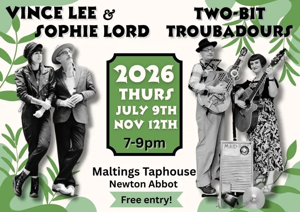 ***DOUBLE DUO *** Two-Bit Troubadours AND Vince Lee & Sophie Lord!