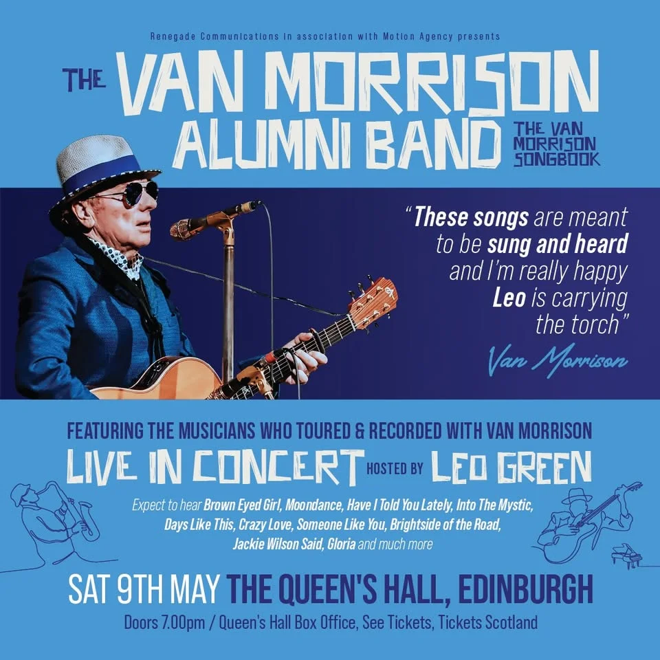 The Van Morrison Alumni Band / The Queen’s Hall / Edinburgh / 09.05.26
