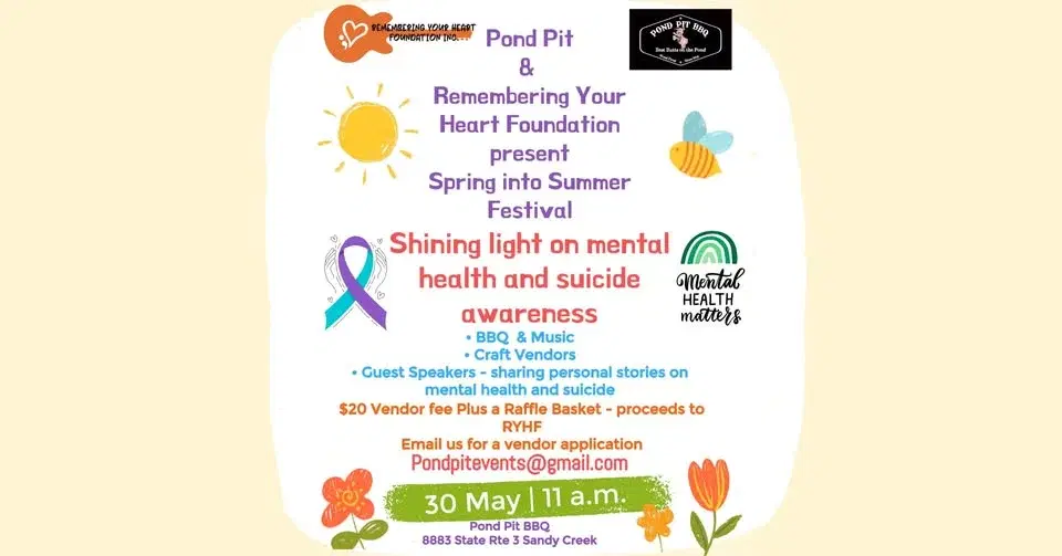 Spring into Summer by shining light on Mental Health & Suicide Awareness