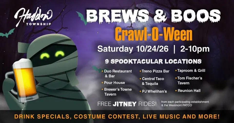 Haddon Twp. Brews & Boos Crawl-O-Ween!