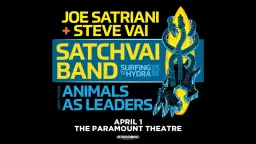 SatchVai Band Ft Joe Satriani & Steve Vai with Animals as Leaders in Seattle, WA