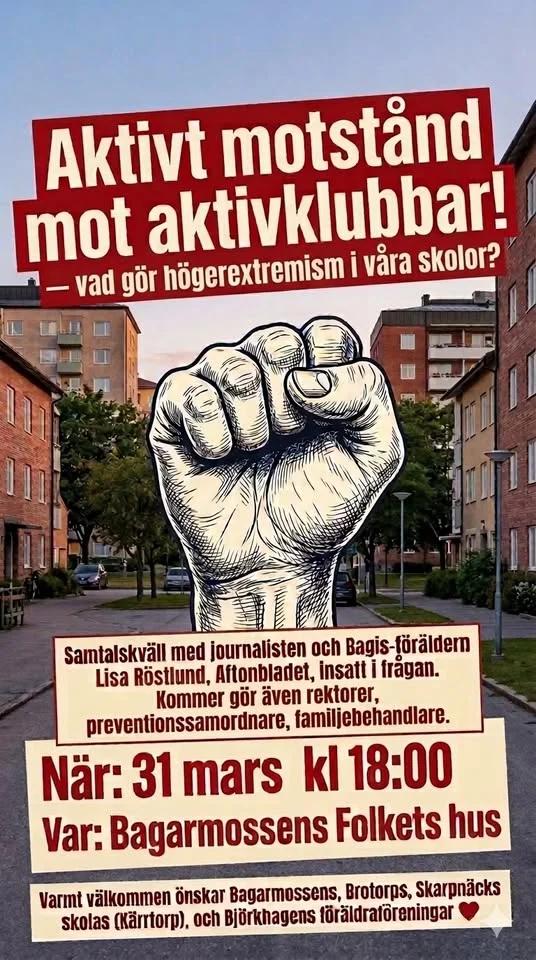 Aktivt motstånd mot aktivklubbar! - vad gör högerextremism i våra skolor?