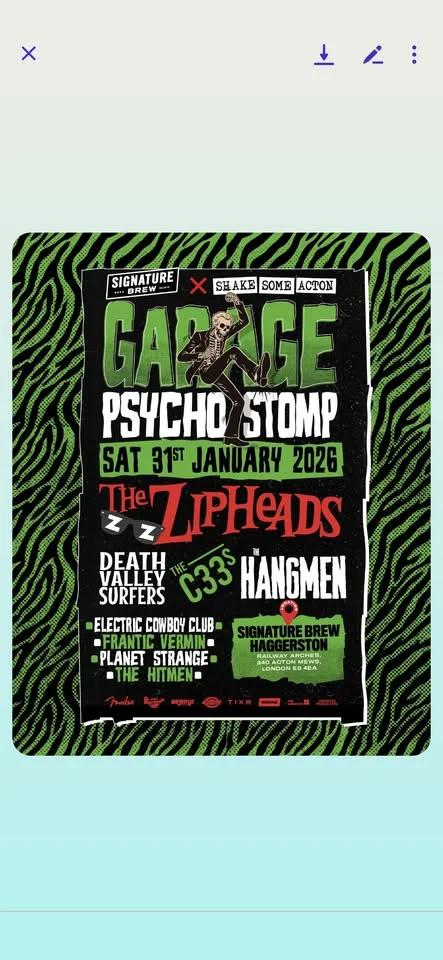 SHAKE SOME ACTON #132. GARAGE PSYCHO STOMP ( in collaboration with Signature Brew, Haggerston)