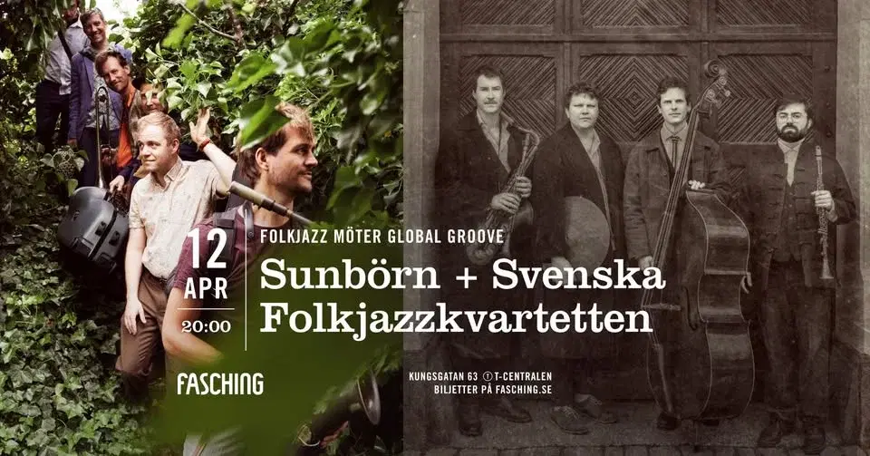 Sunbörn + Svenska Folkjazzkvartetten | Fasching, Stockholm