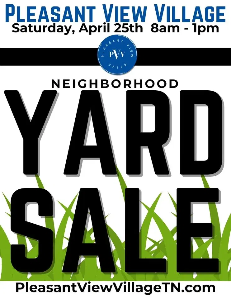Pleasant View Village Annual Yard Sale
